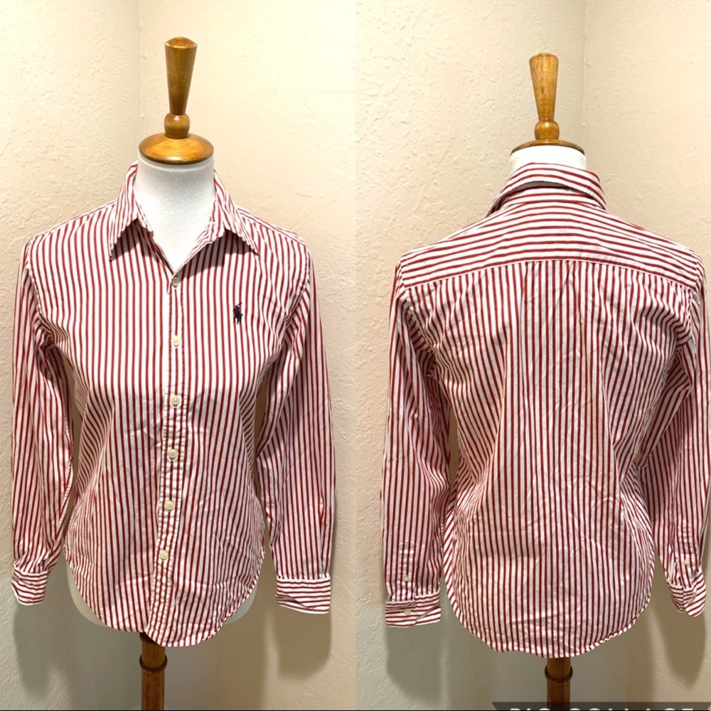 {Ralph Lauren} Striped Cotton Shirt